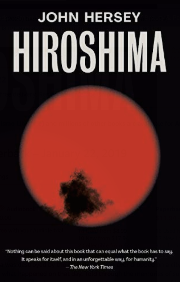 Cover art for &quot;Hiroshima&quot; by John Hersey.