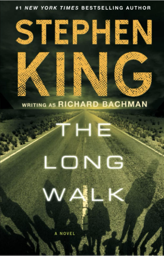 Cover art for &quot;The Long Walk&quot; by Stephen King.
