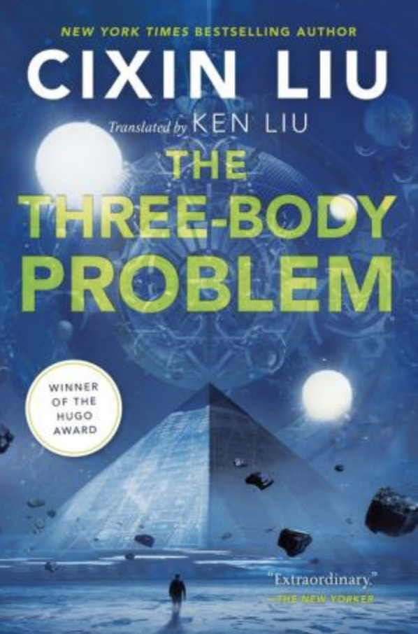 Cover art for &quot;The Three-Body Problem&quot; by Liu Cixin.