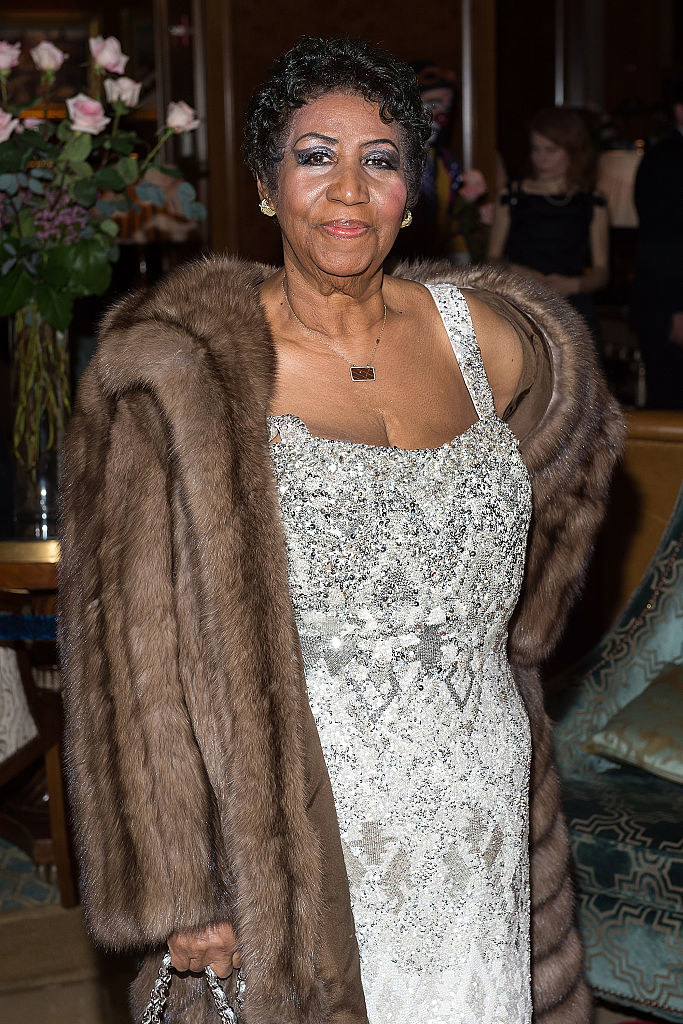 Franklin at her birthday celebration in 2015 in New York City