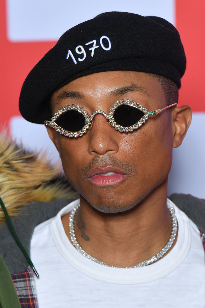 Pharrell at Paris Fashion Week in 2022