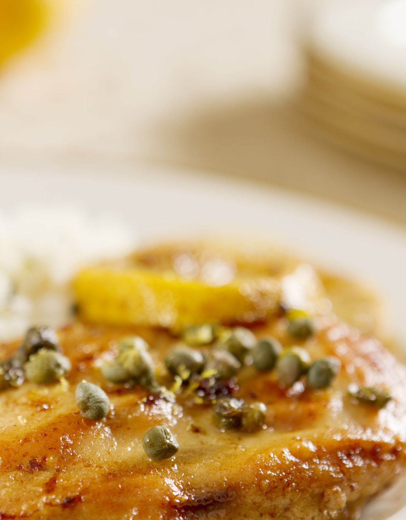 Chicken piccata with capers