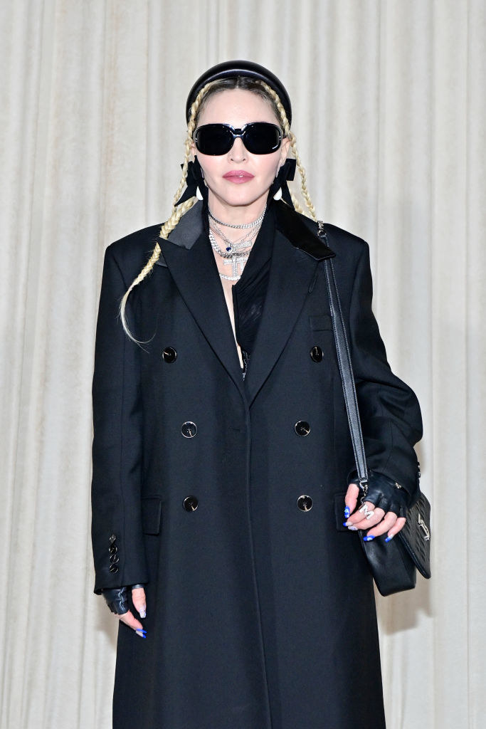 Madonna at a fashion party in 2022