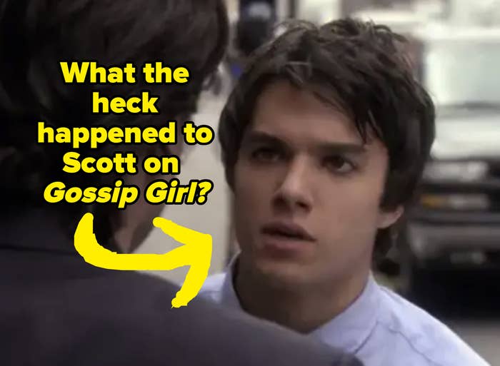 scott in gossip girl labeled &quot;what the heck happened to scott on gossip girl?&quot;