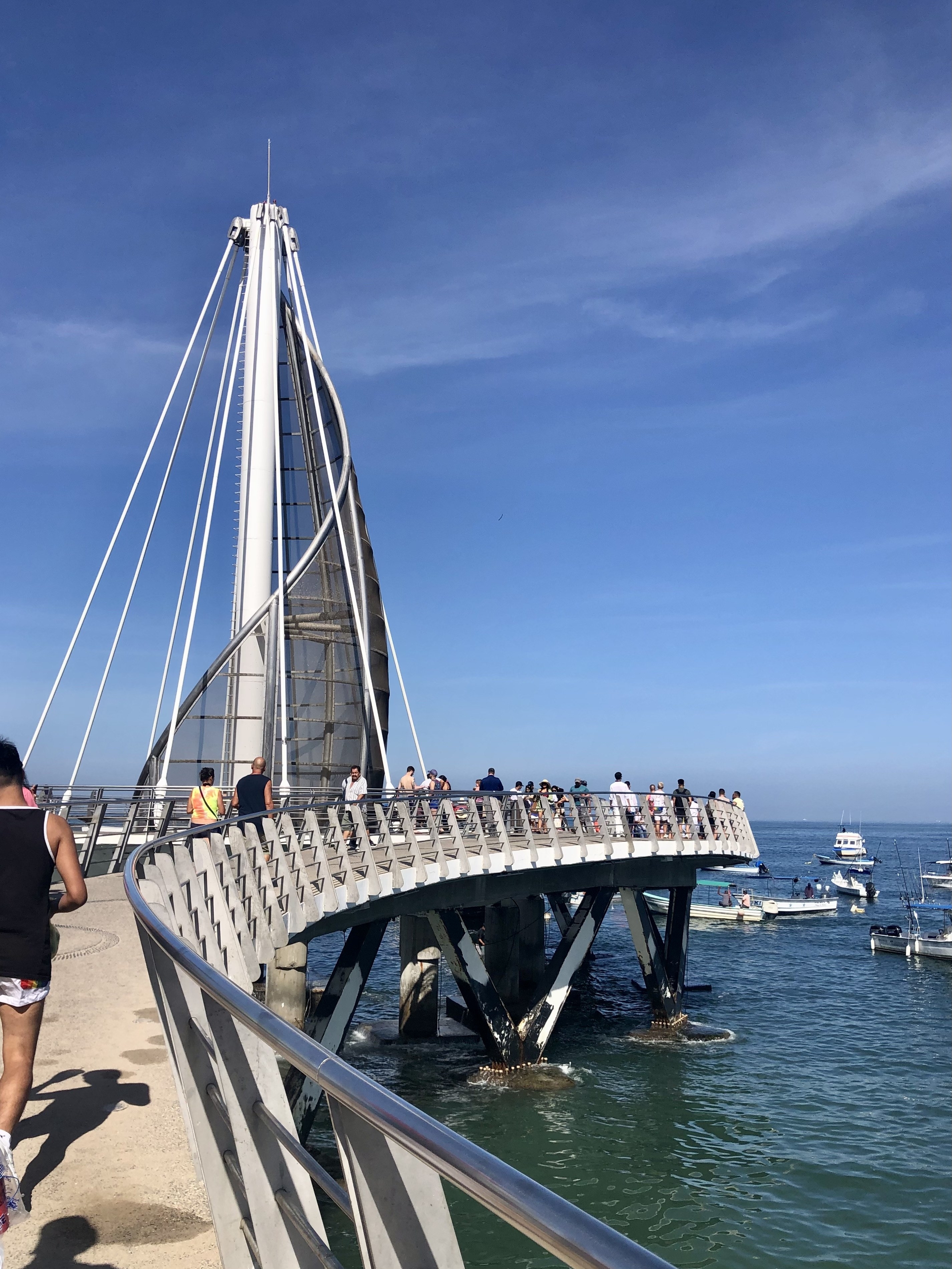 spiral pier in Puerto Vallarta