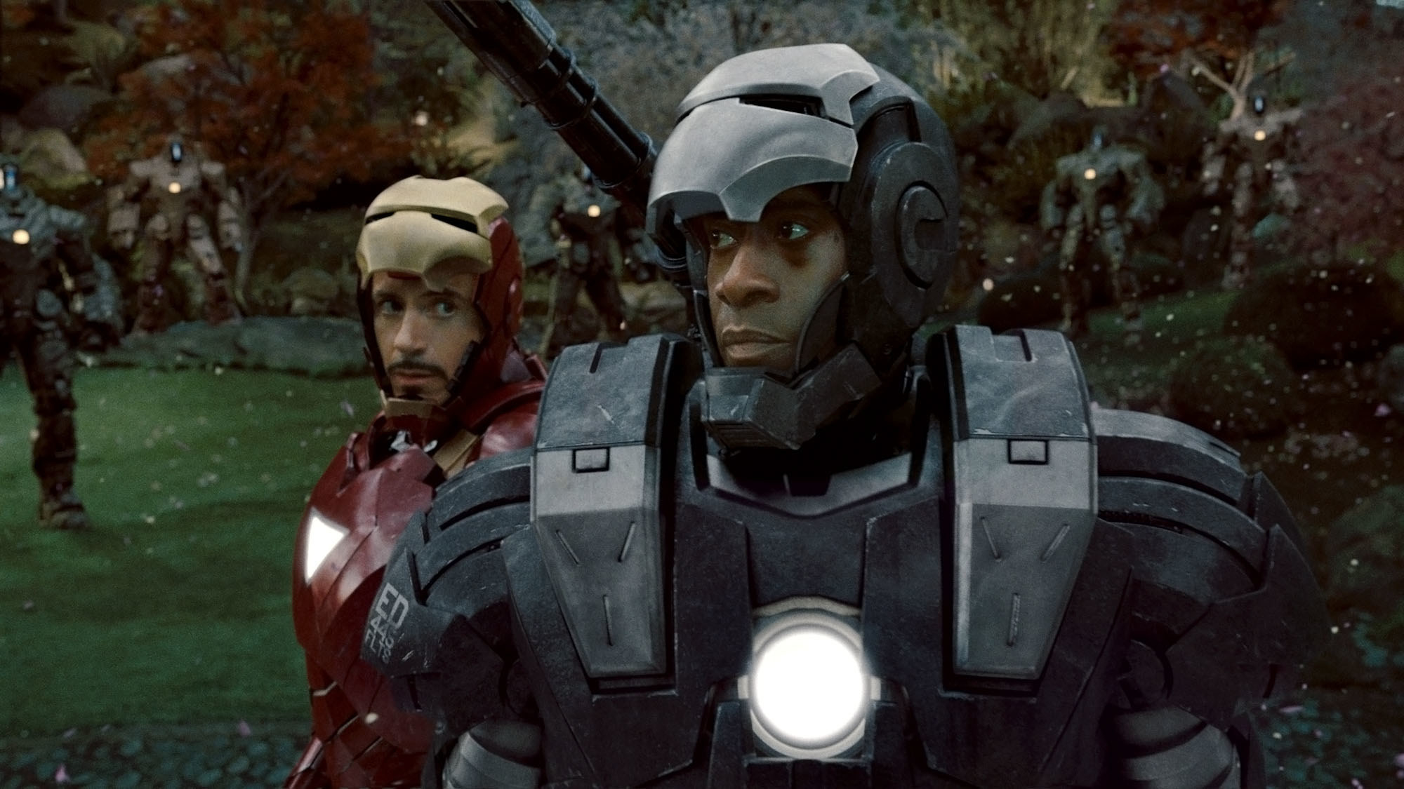 Iron Man and War Machine in iron man 3