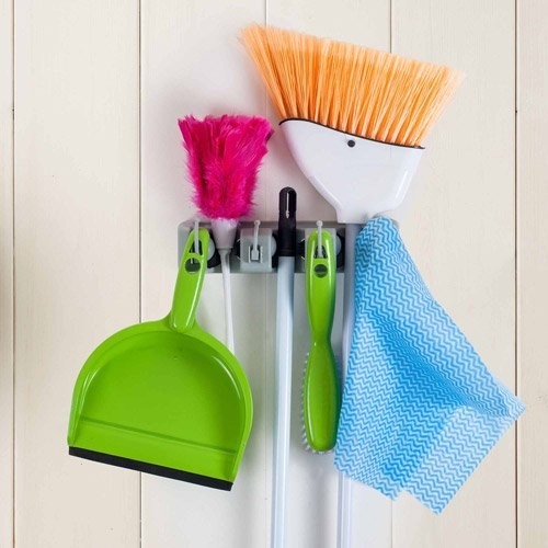 The mop and broom holder