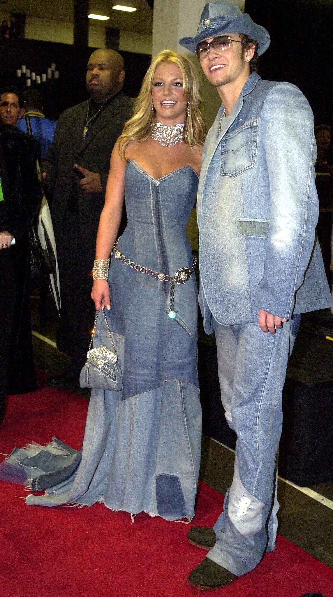 Britney Spears and Justin Timberlake on the red carpet