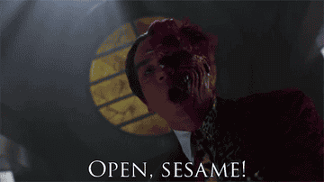 Two-Face says &quot;Open, seasame&quot;