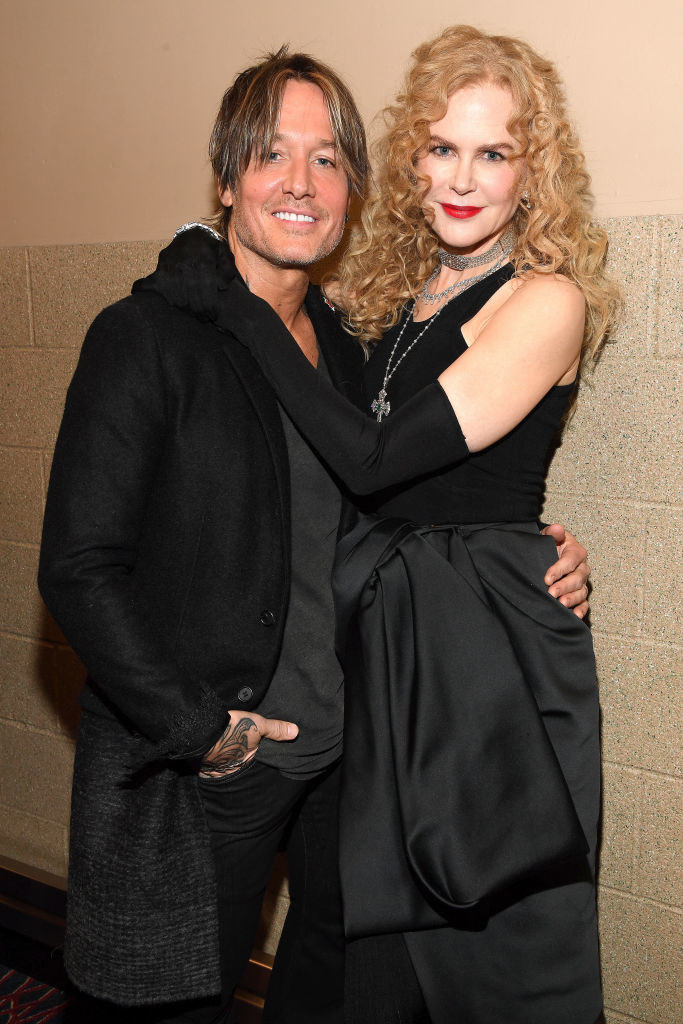 Kidman and Urban at the Rock and Roll Hall of Fame induction in 2021
