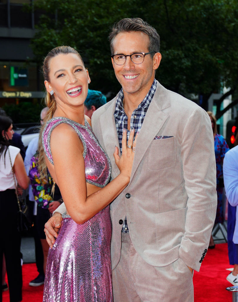 Reynolds and Lively at the premiere for &quot;Free Guy&quot; in 2021