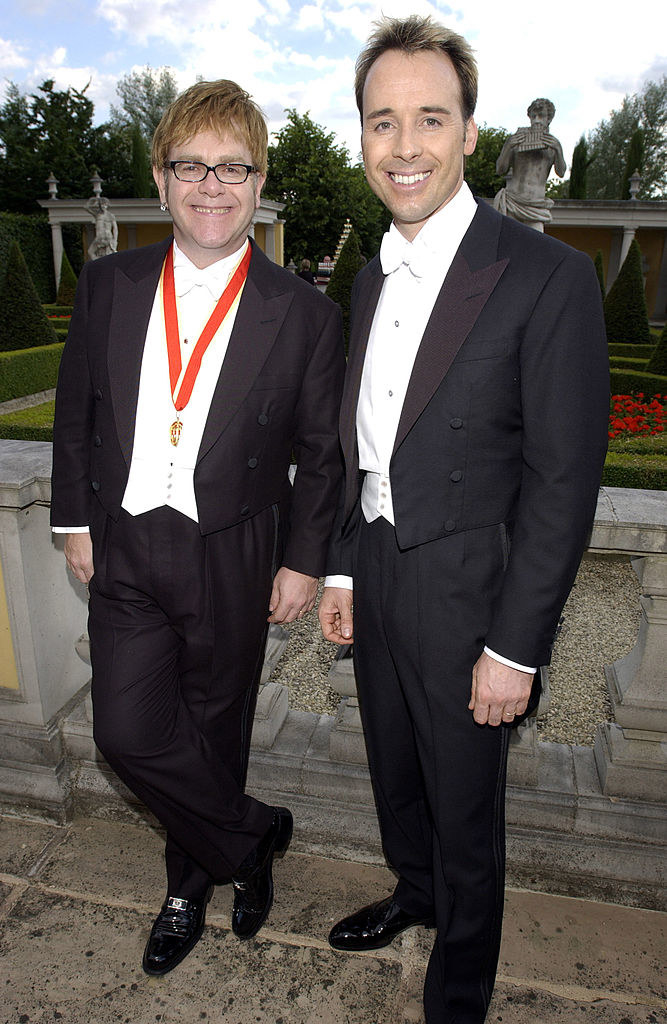 John and Furnish at the White Tie &amp;amp; Tiara Ball in 2002