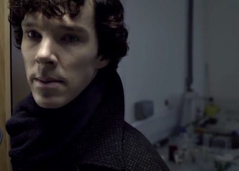 Benedict Cumberbatch as Sherlock Holmes