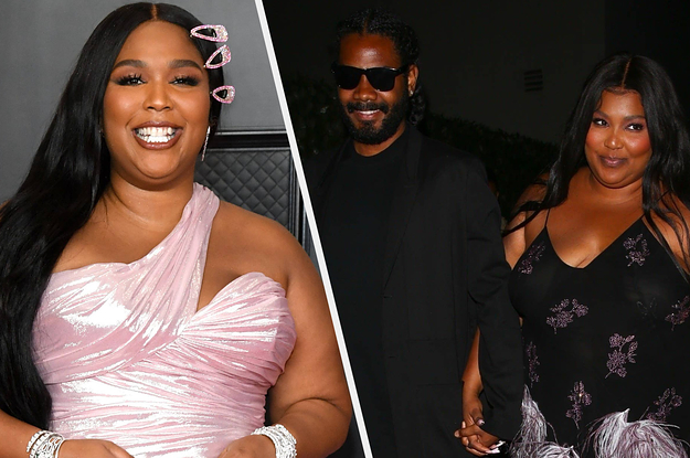 Lizzo Stepped Out With Her Mystery Boyfriend At Her Birthday Party And She Was Literally Glowing