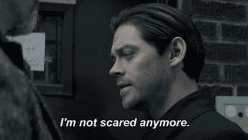 Tom Payne in Prodigal Son saying &quot;I&#x27;m not afraid anymore.&quot;