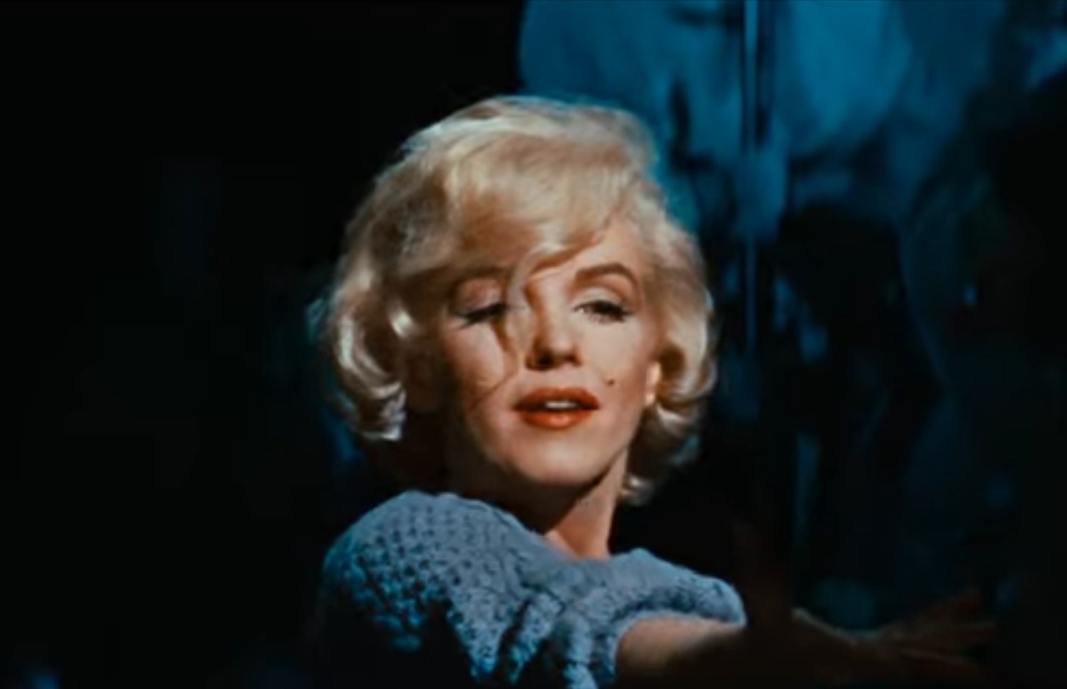Marilyn Monroe sings during a scene in &quot;Let&#x27;s Make Love&quot;