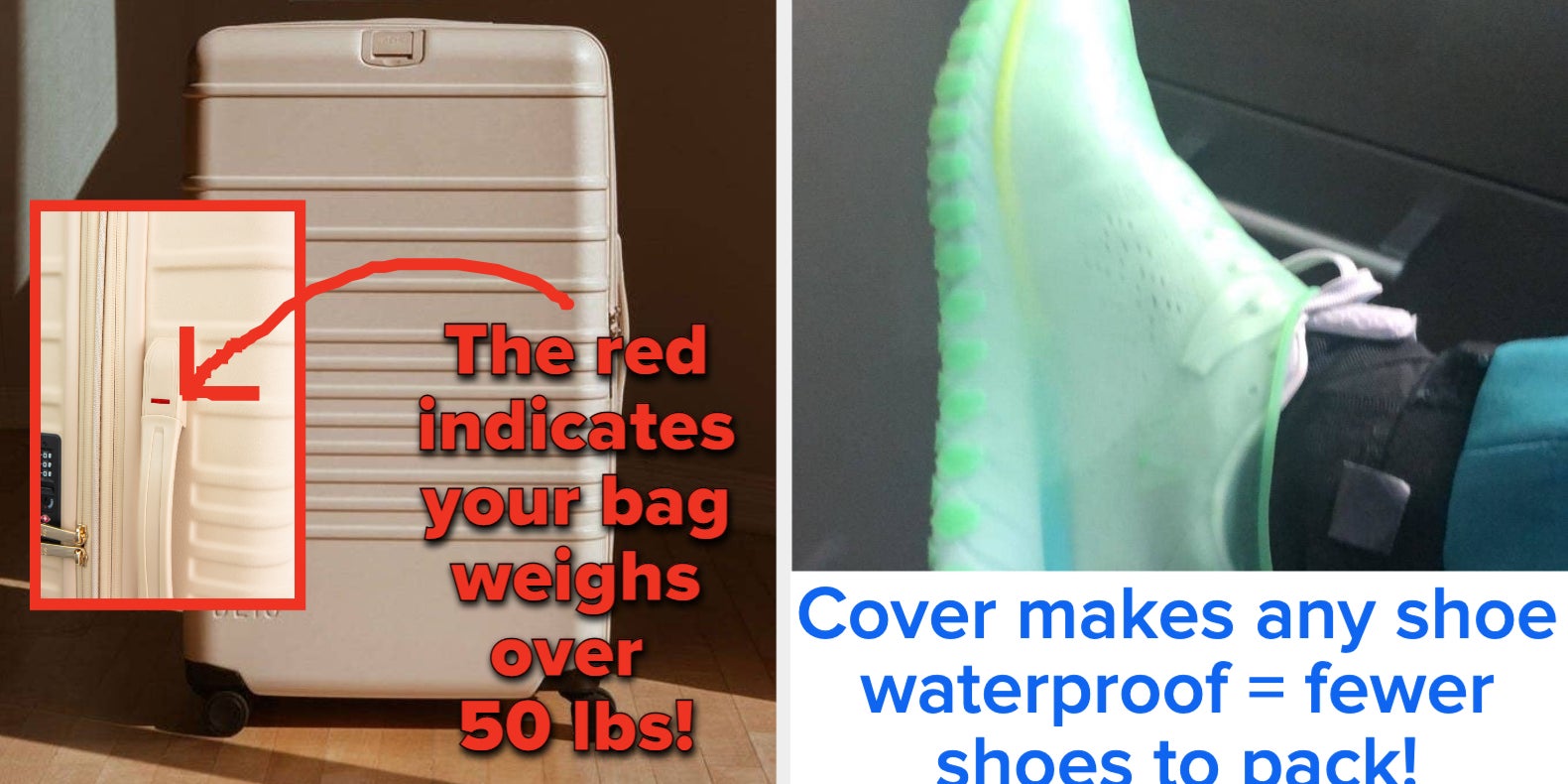 Self-weighing suitcase knows exactly how heavy it is