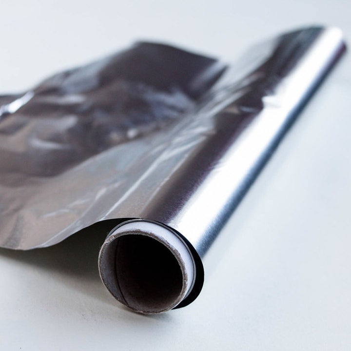 A roll of aluminium foil
