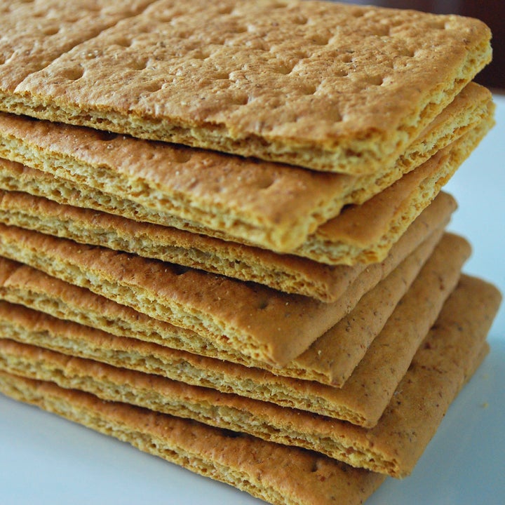 A stack of graham crackers