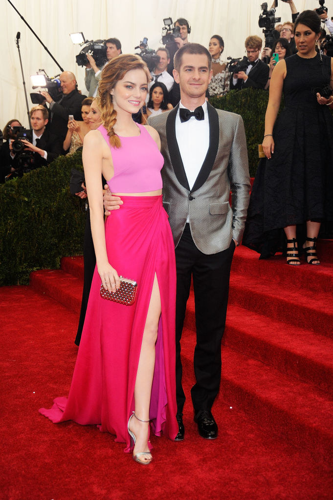 Emma Stone and Andrew Garfield at the Met Gala