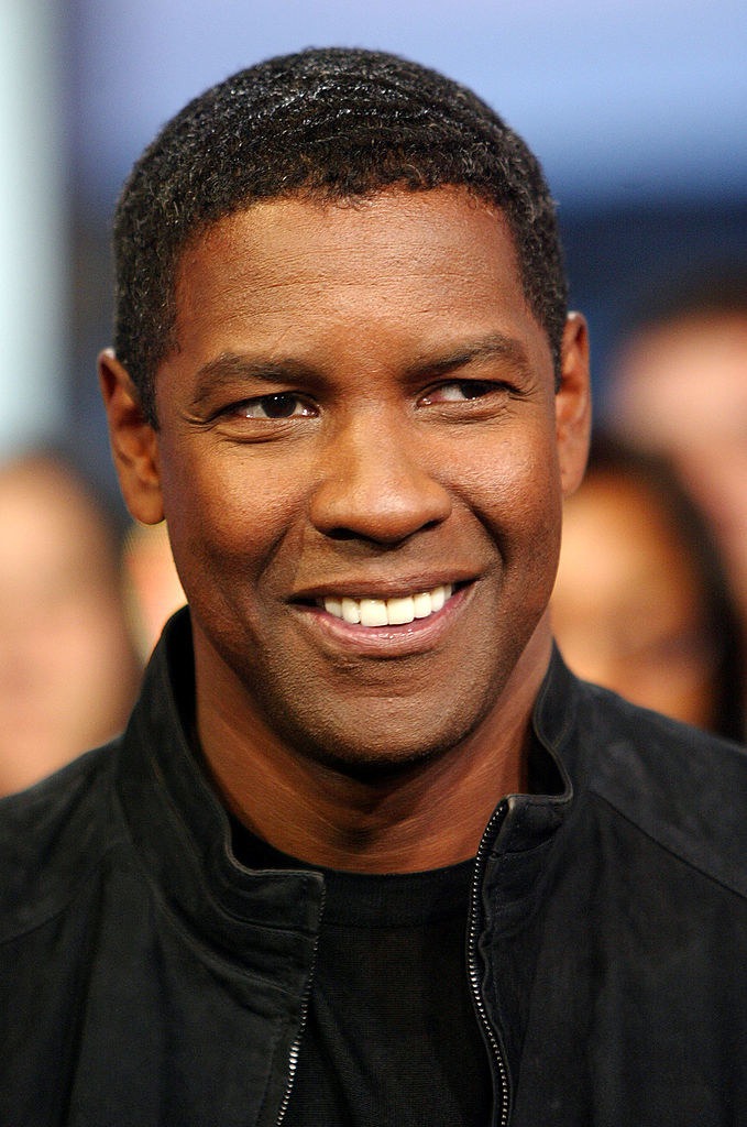 Clean-cut and smiling Denzel