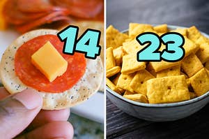 age 14 and 23 on crackers
