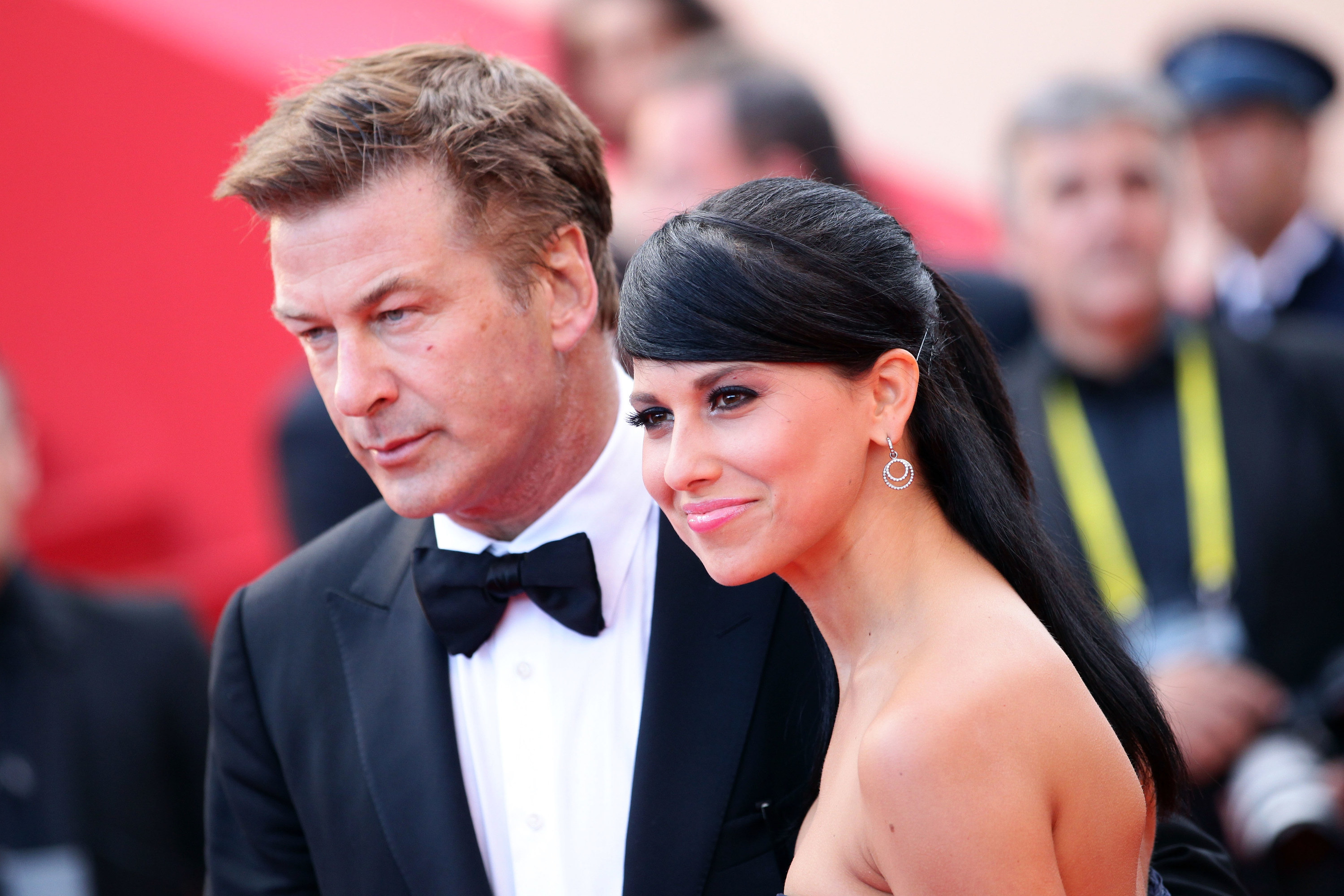 Alec Baldwin and Hilaria Thomas attend the &#x27;Mud&#x27; Premiere during the 65th Annual Cannes Film Festival