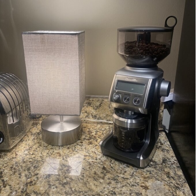 the coffee grinder