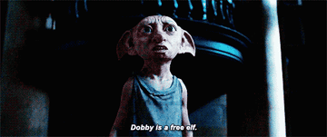 Dobby saying he&#x27;s a free elf