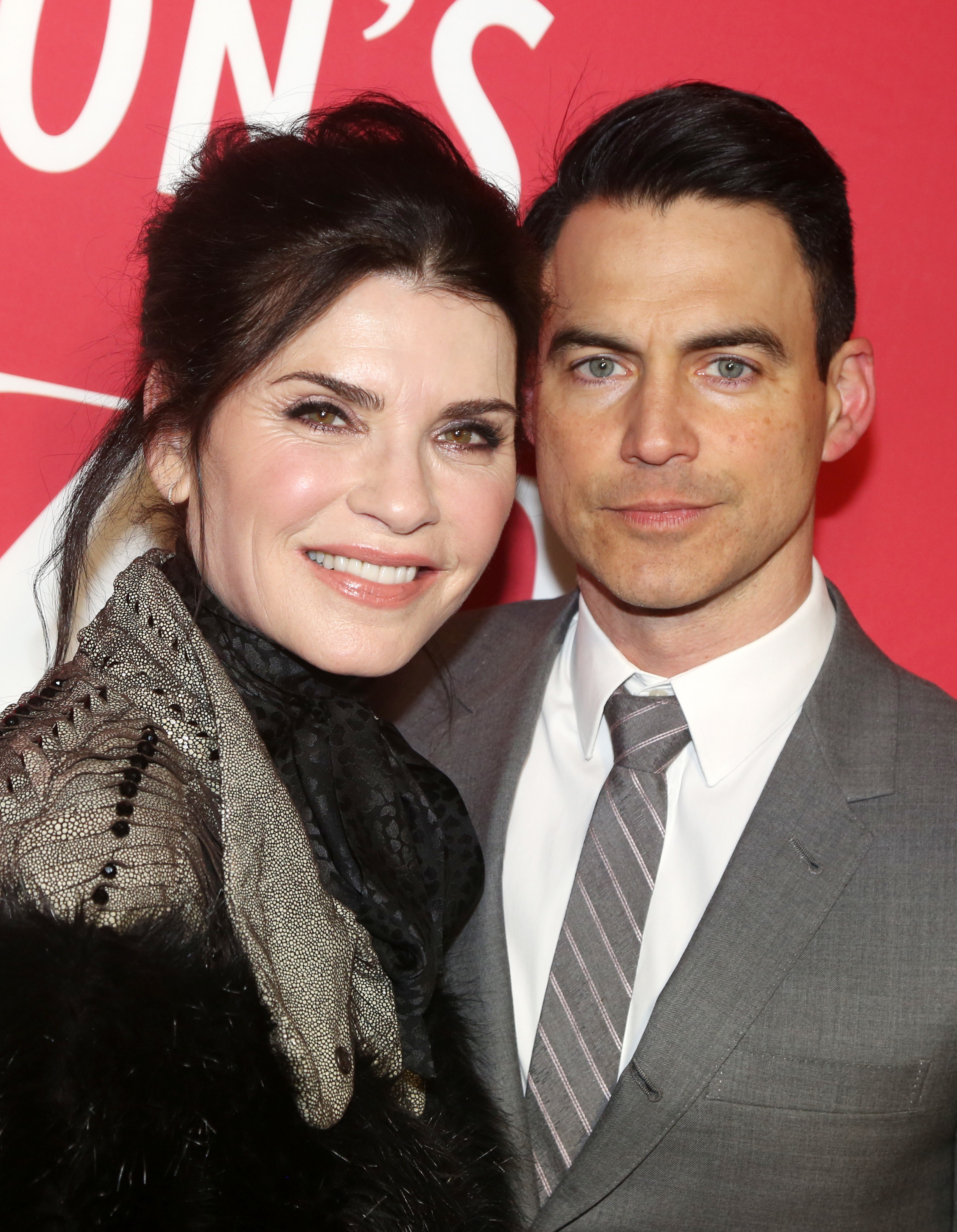 Julianna Margulies and Keith Lieberthal pose at the opening night of the Neil Simon play &quot;Plaza Suite&quot; on Broadway