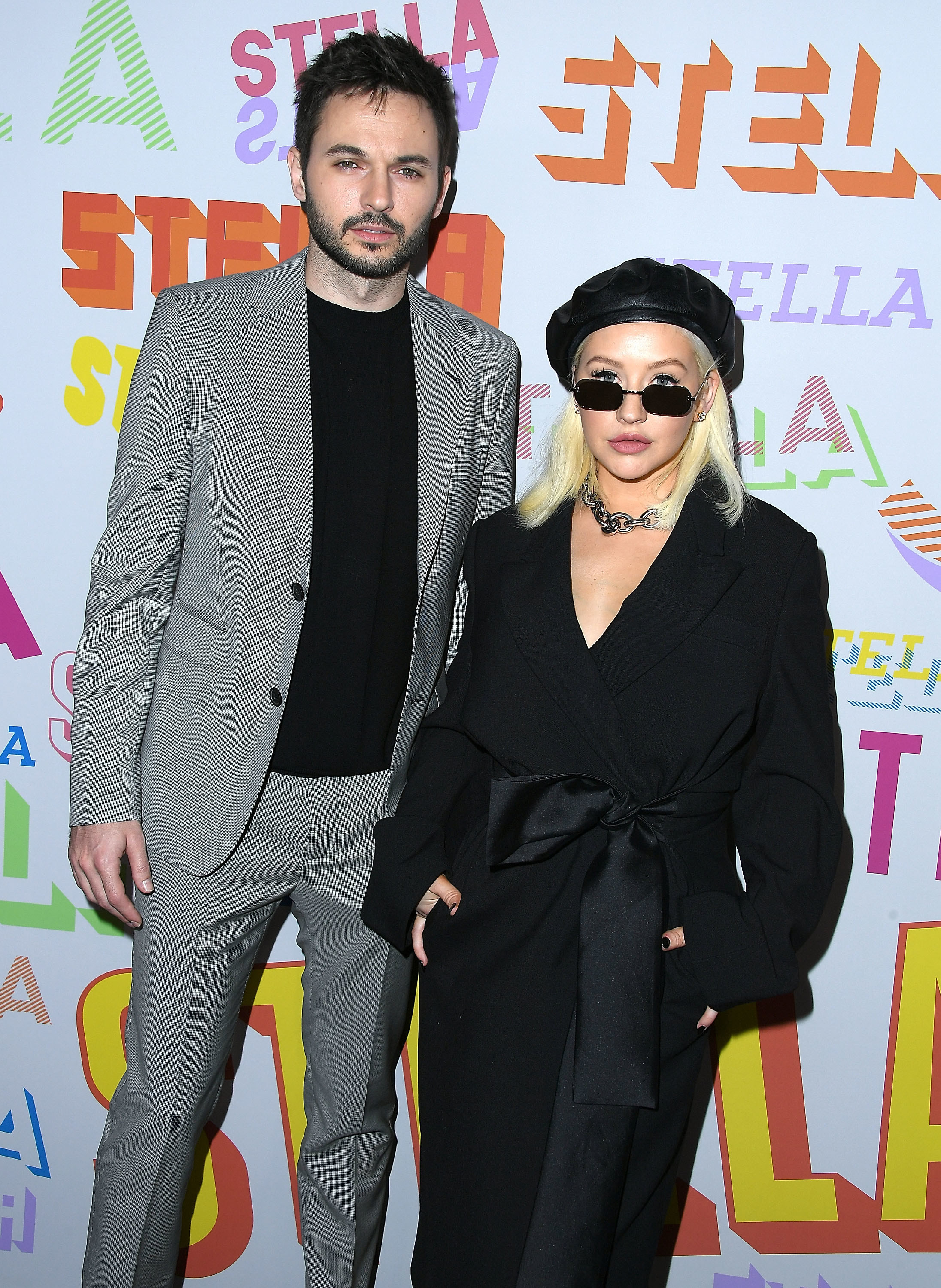 Christina Aguilera and Matt Rutler arrives at the Stella McCartney&#x27;s Autumn 2018 Collection Launch