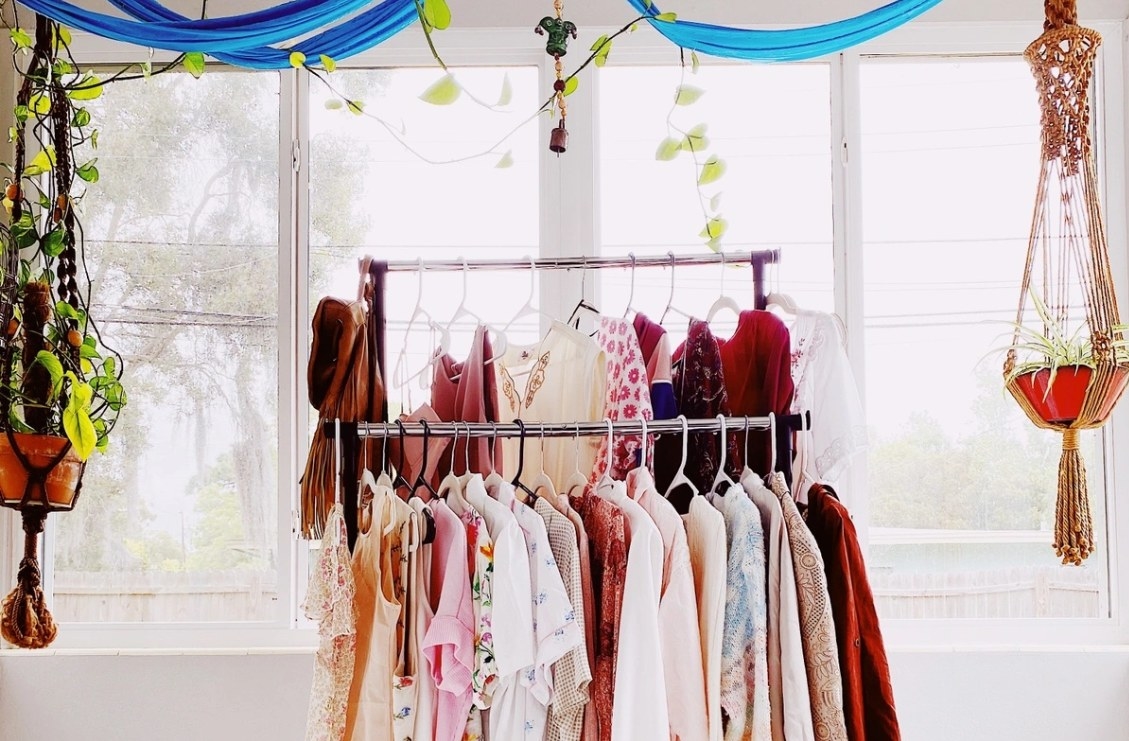 An image of a clothing items that are included in the Cratejoy monthly thrift box