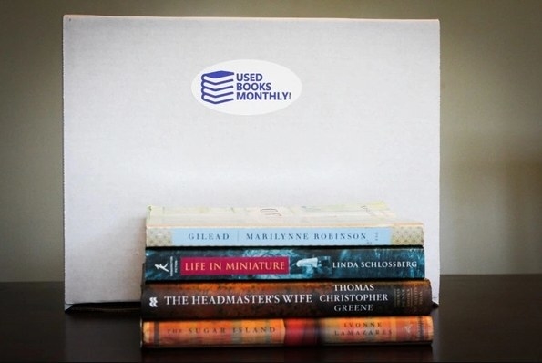 An image of books included in the Cratejoy used books monthly subscription box