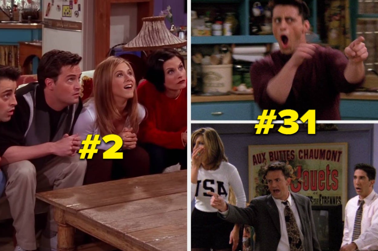 Friends episode The One with the Embryos is number 2 and episode The One With Phoebe's Husband is number 31