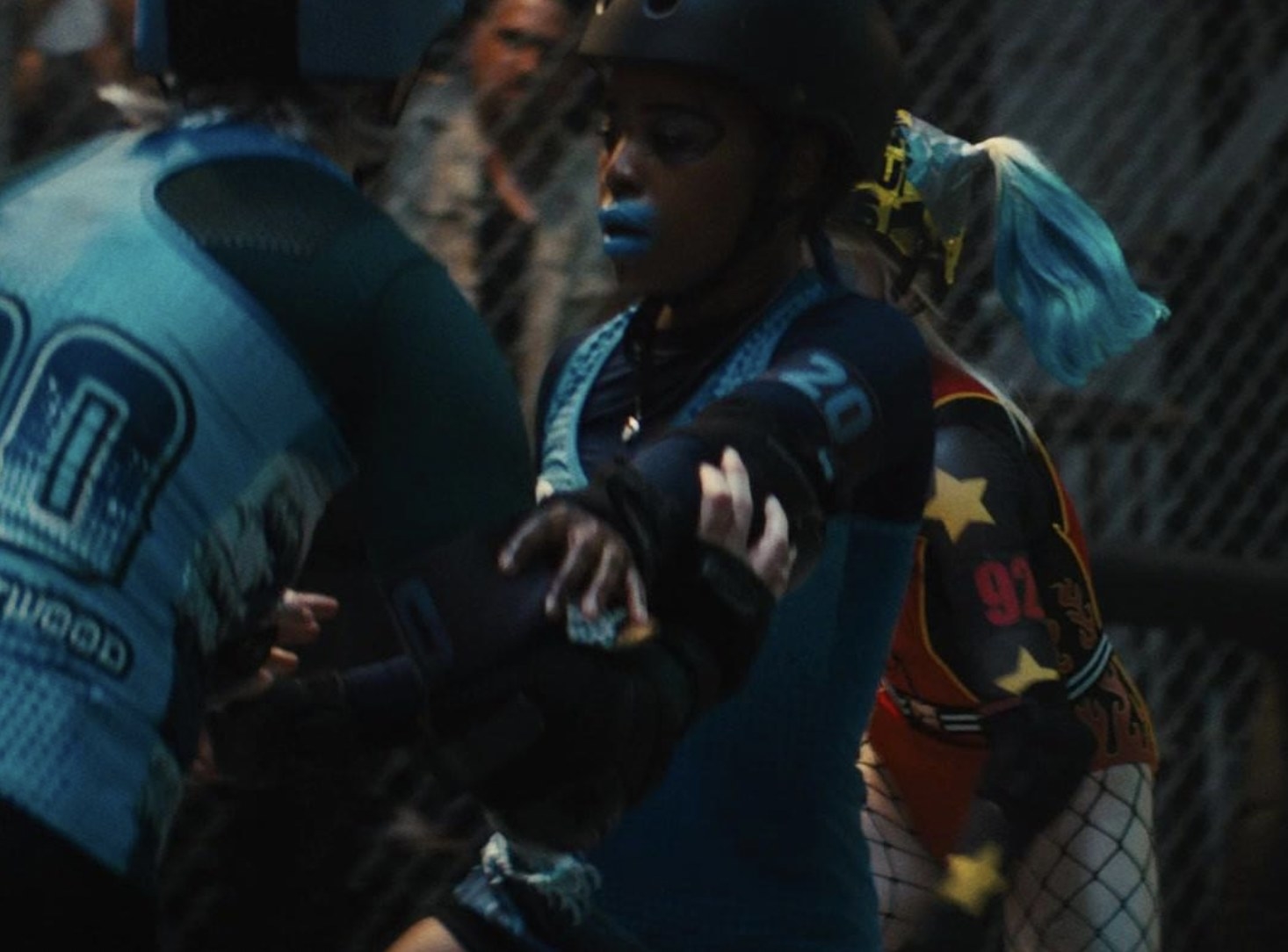 Harley Quinn in a roller derby