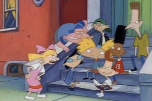 The kids on Hey Arnold