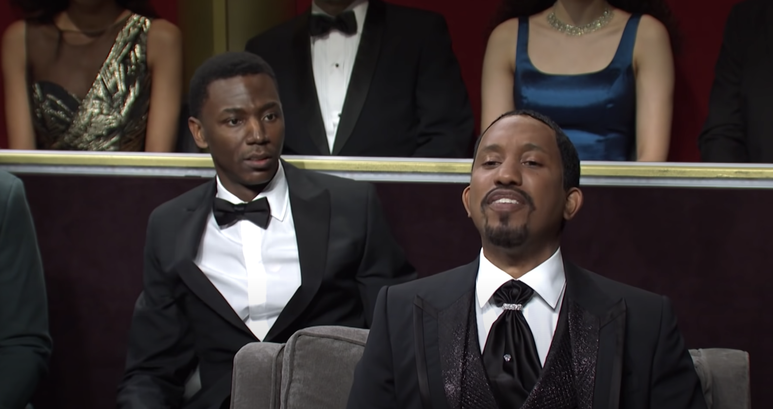 Chris Redd parodying Will Smith on SNL