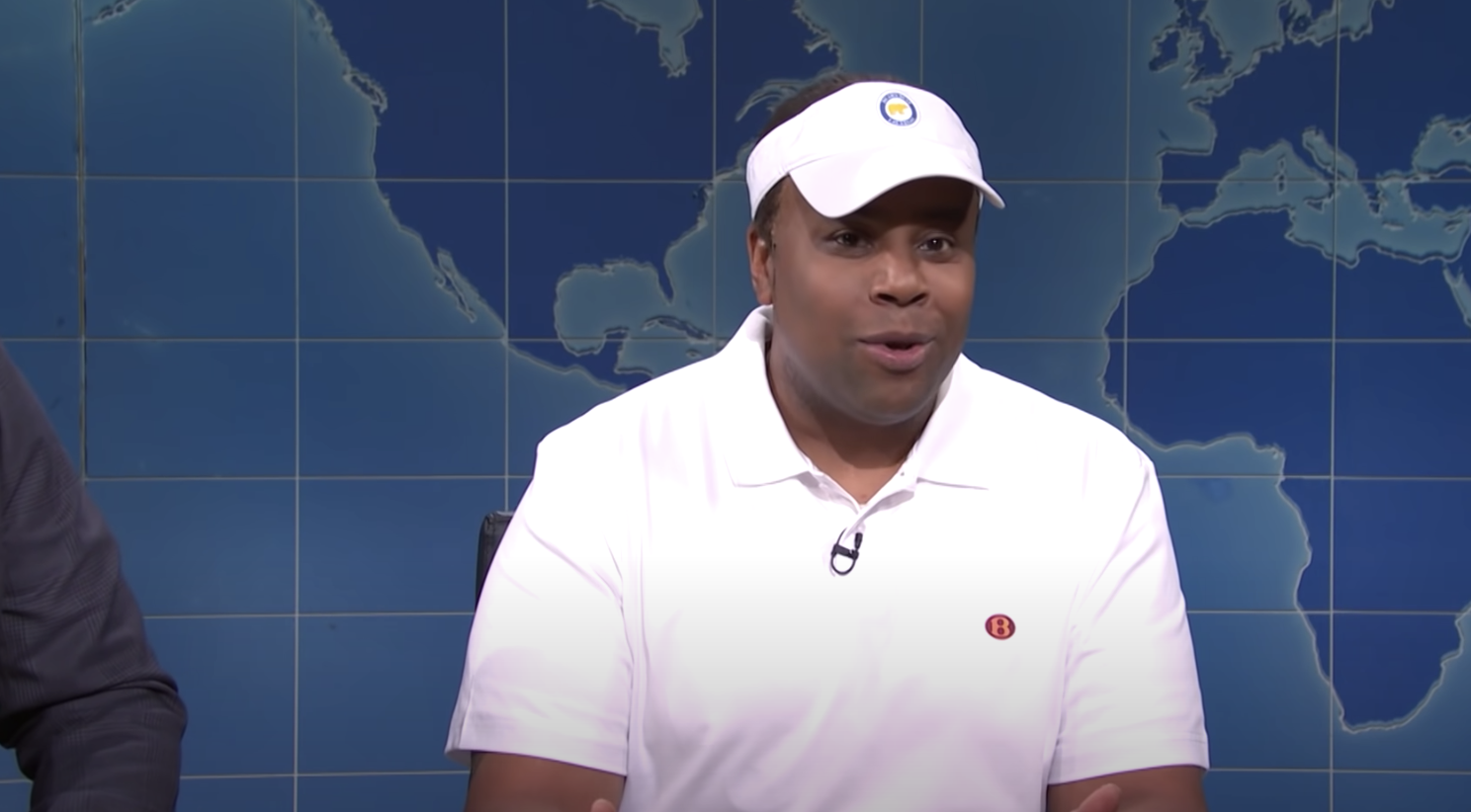Kenan Thompson as O.J. Simpson on the weekend update on SNL