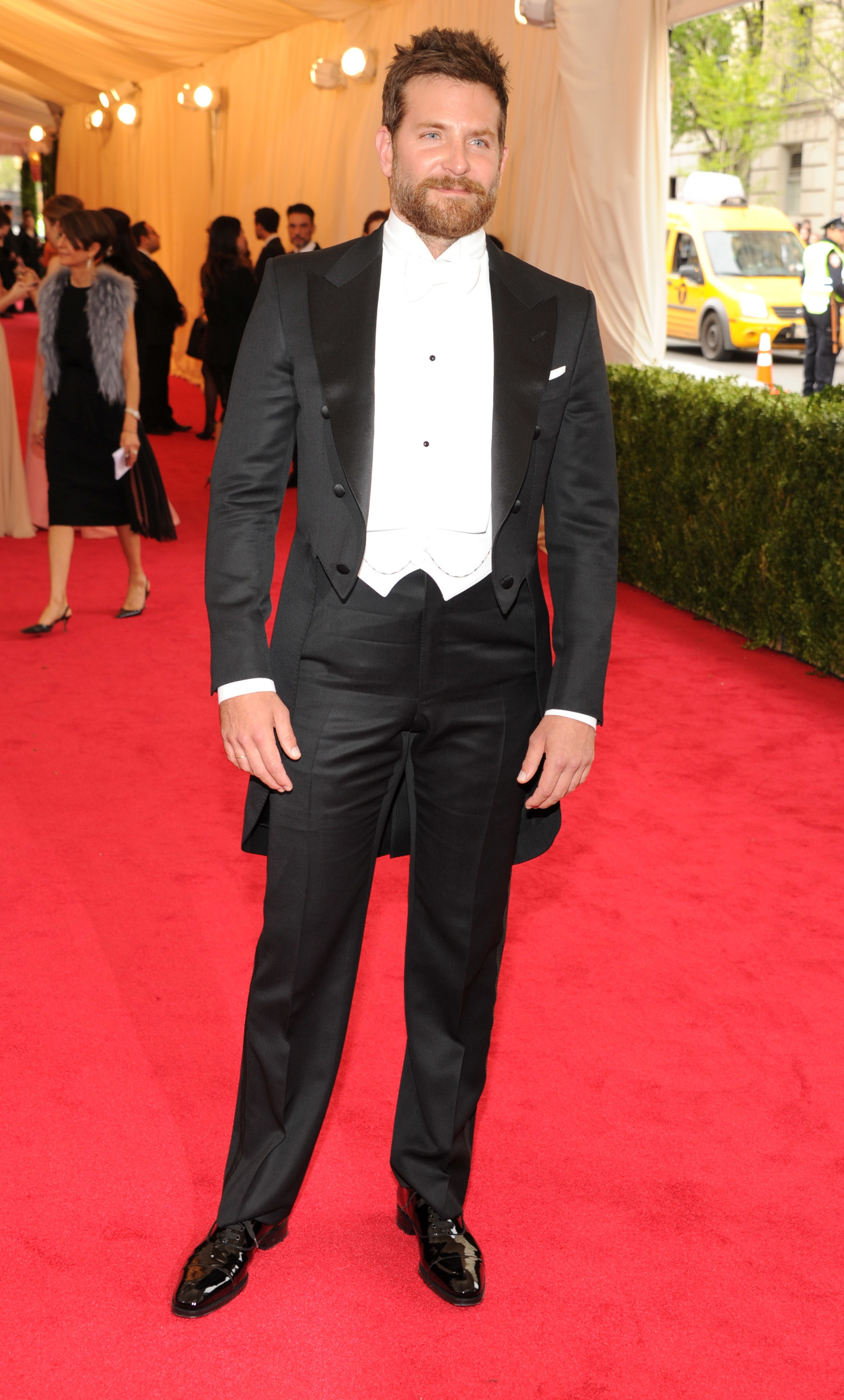 Bradley Cooper in a tailcoat suit