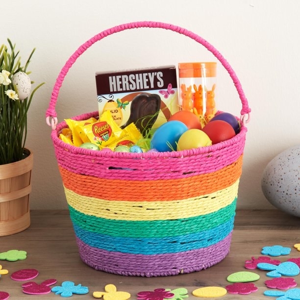 Rainbow basket
