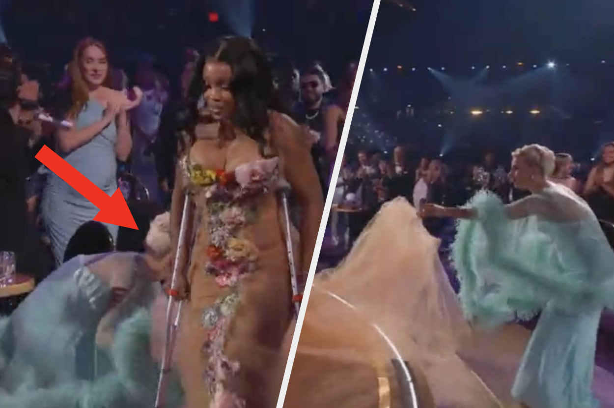 Lady Gaga Has Been Praised For Helping SZA With Her Dress After She Beat Her  At The Grammys