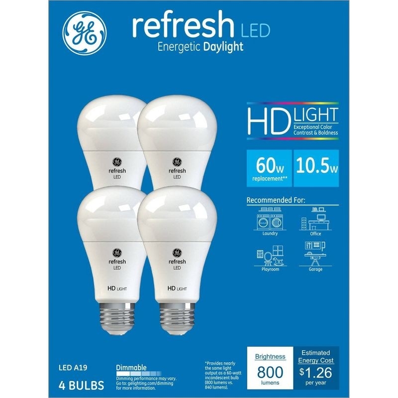 The four 60W bulbs
