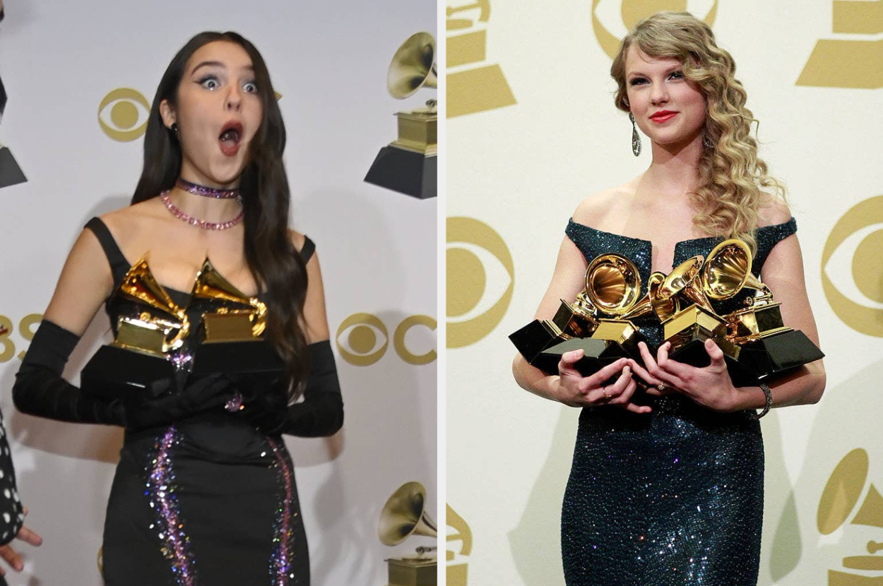 Olivia Rodrigo Broke Her Grammy Like Taylor Swift Did