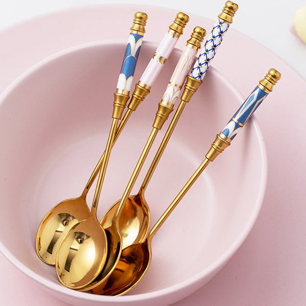 gold spoons