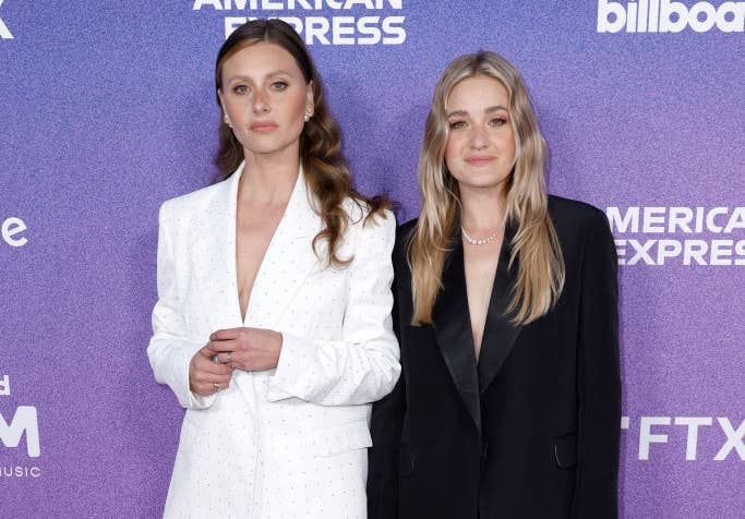 Aly and AJ on the red carpet