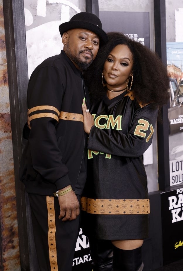 Omar Epps and Keisha Epps arrive at the premiere of &quot;Power Book III: Raising Kanan&quot; on July 15, 2021