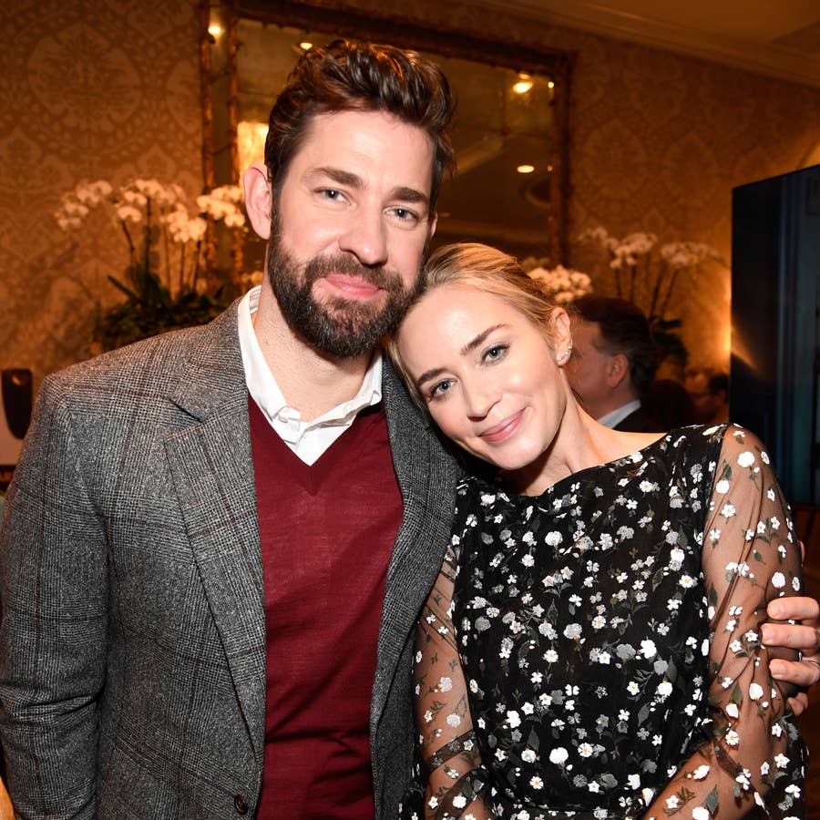 John Krasinski Supports Emily Blunt at TIFF Premiere, image size:900x900