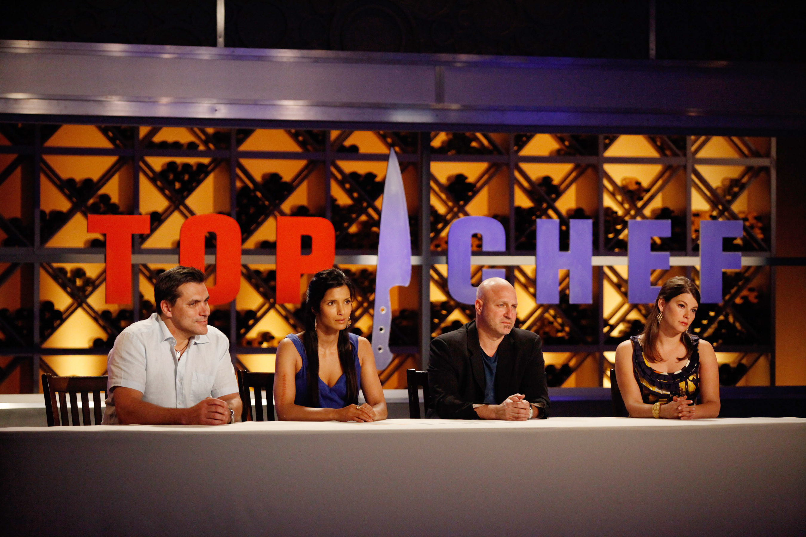 The panel of judges on &quot;Top Chef.&quot;