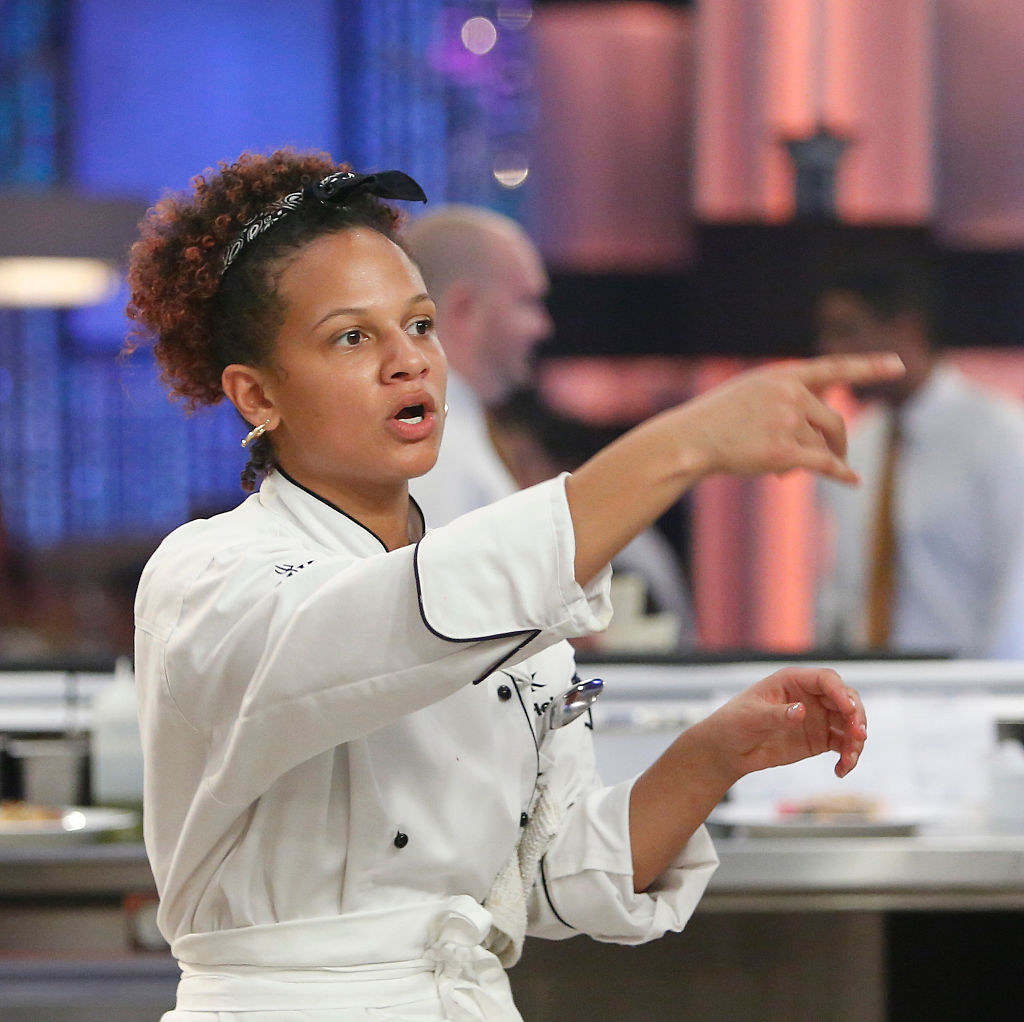 Ariel Malone on &quot;Hell&#x27;s Kitchen.&quot;