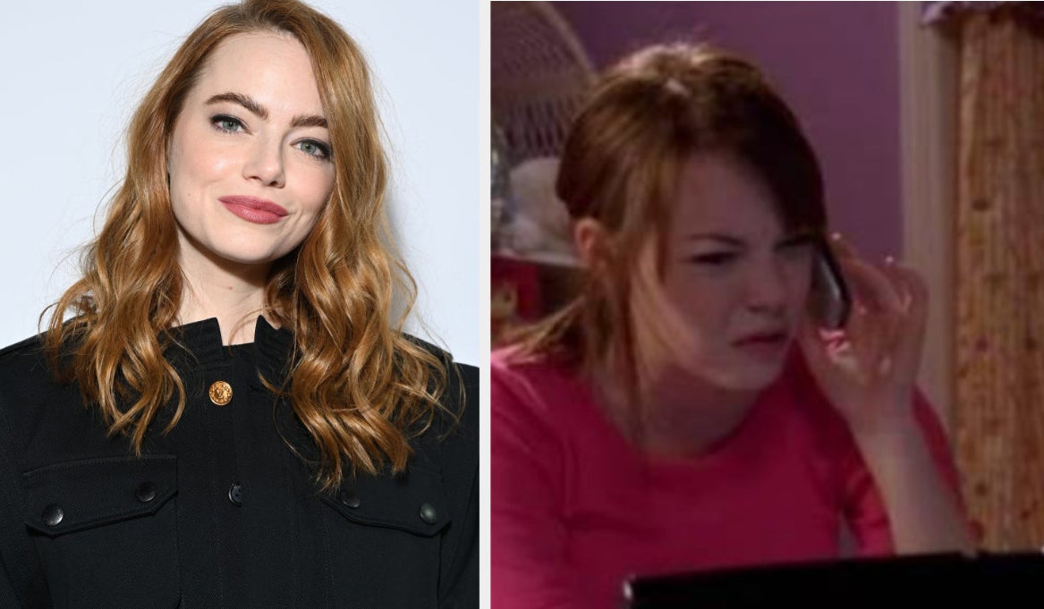 Emma Stone now vs. when she appeared in &quot;Malcolm in the Middle.&quot;